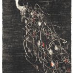 WALID EL MASRI peacock 32’5×22,5 CM mixed media on paper 2018 -22_1